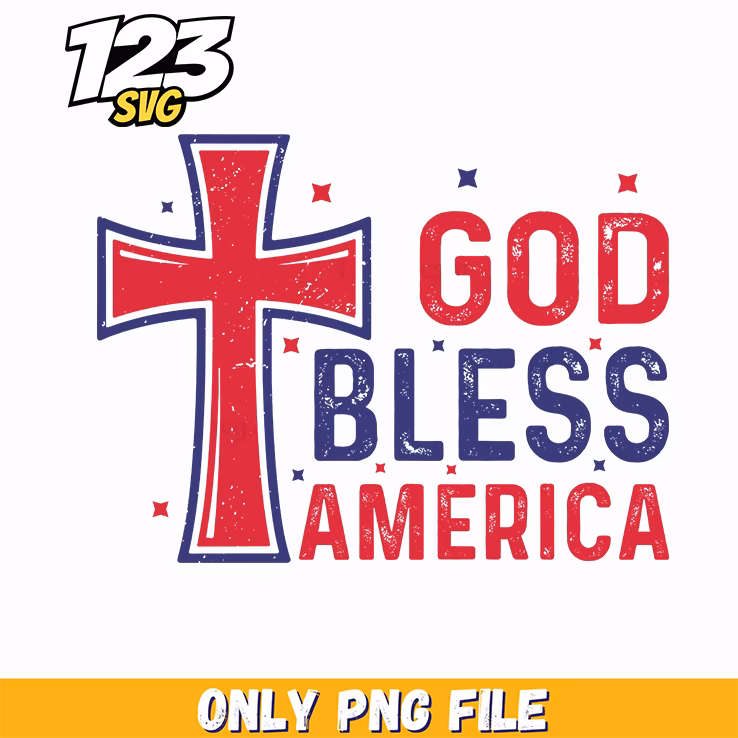 god bless america cross png, american flag cross, cross american flag png