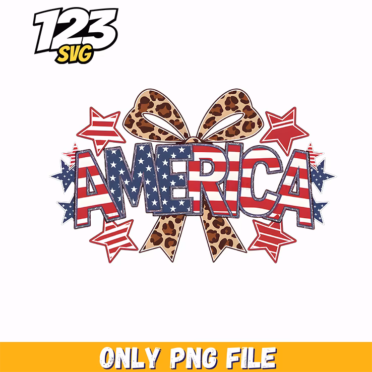 patriotic leopard bow png, patriotic bow, leopard bow