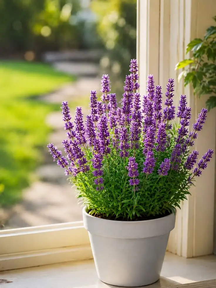 Lavendar Potted