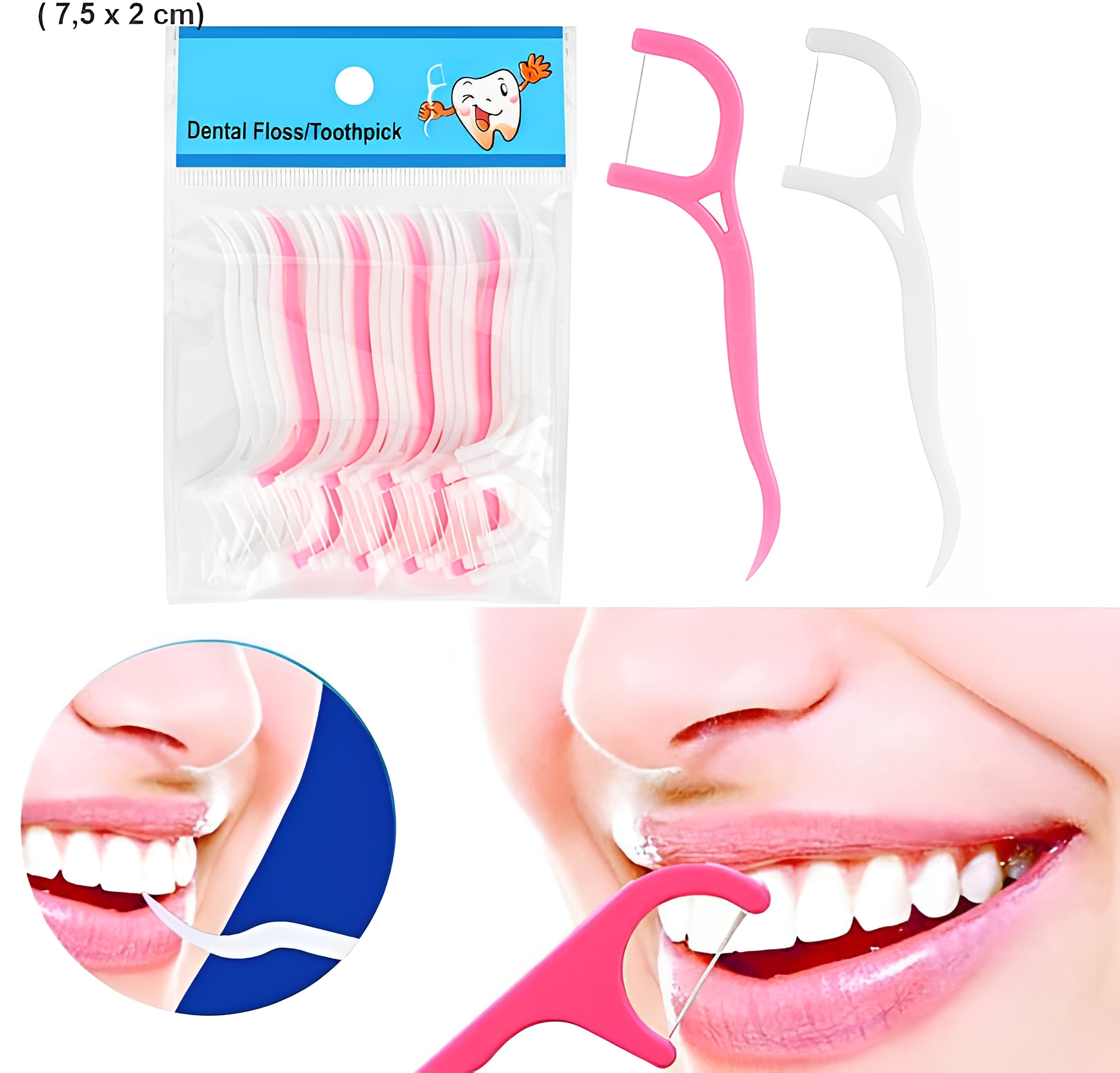 Dental Floss Toothpick