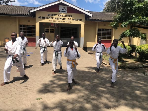 SCANN Students in karate practice