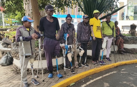 Giving out of prosthetics to the disabled