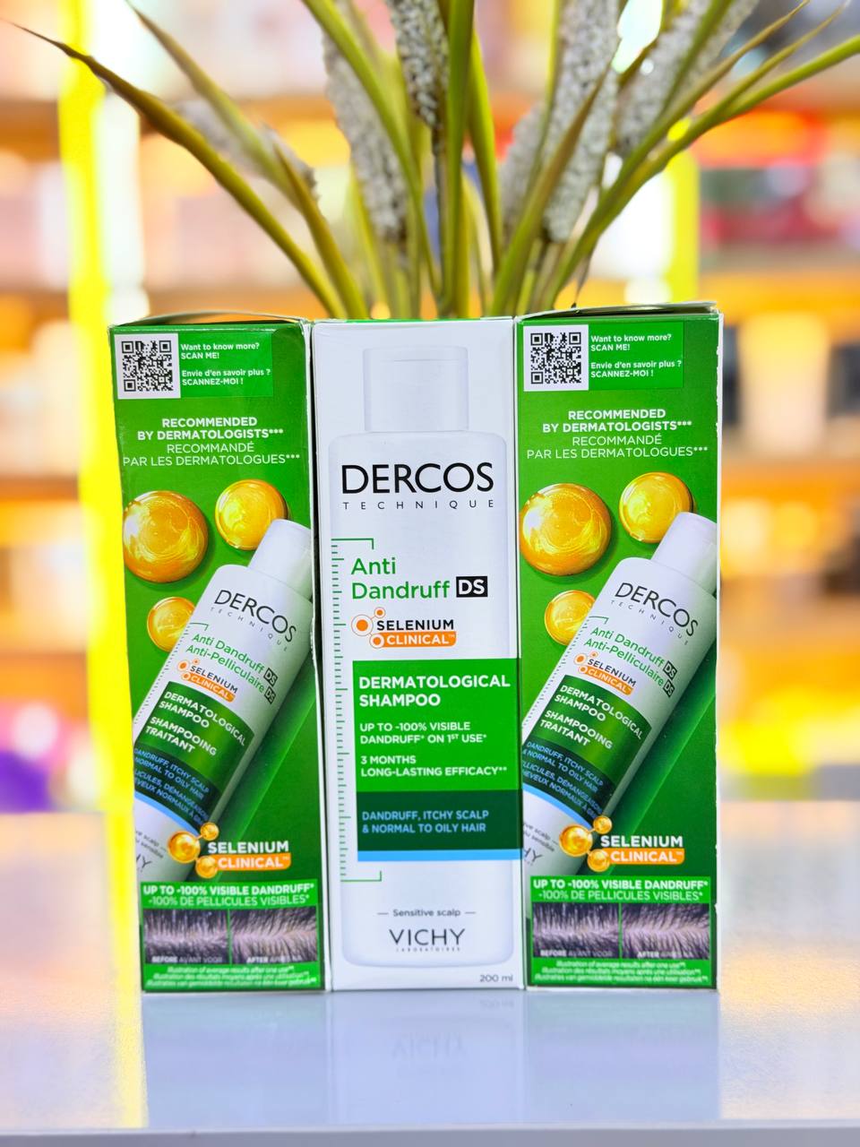 Vichy Dercos Anti-Dandruff DS Shampoo (Normal to Oily Hair)
