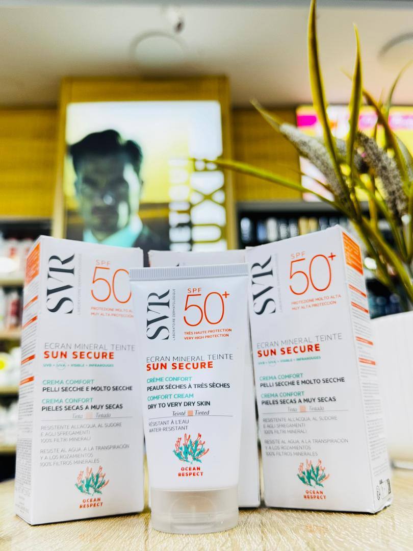 SVR Sun Secure Écran Minéral Teinté SPF50+ Crème Confort