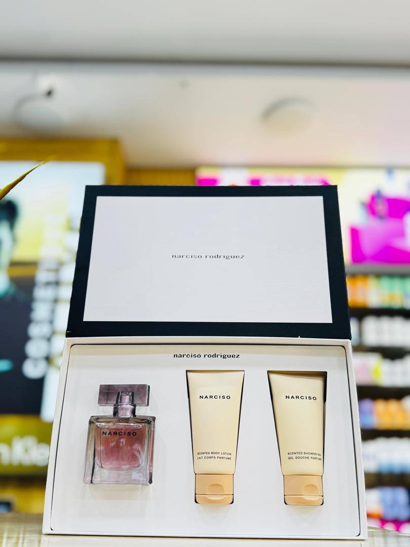 Narciso Rodriguez Narciso Cristal Coffret Eau de Parfum – 3 Pièces