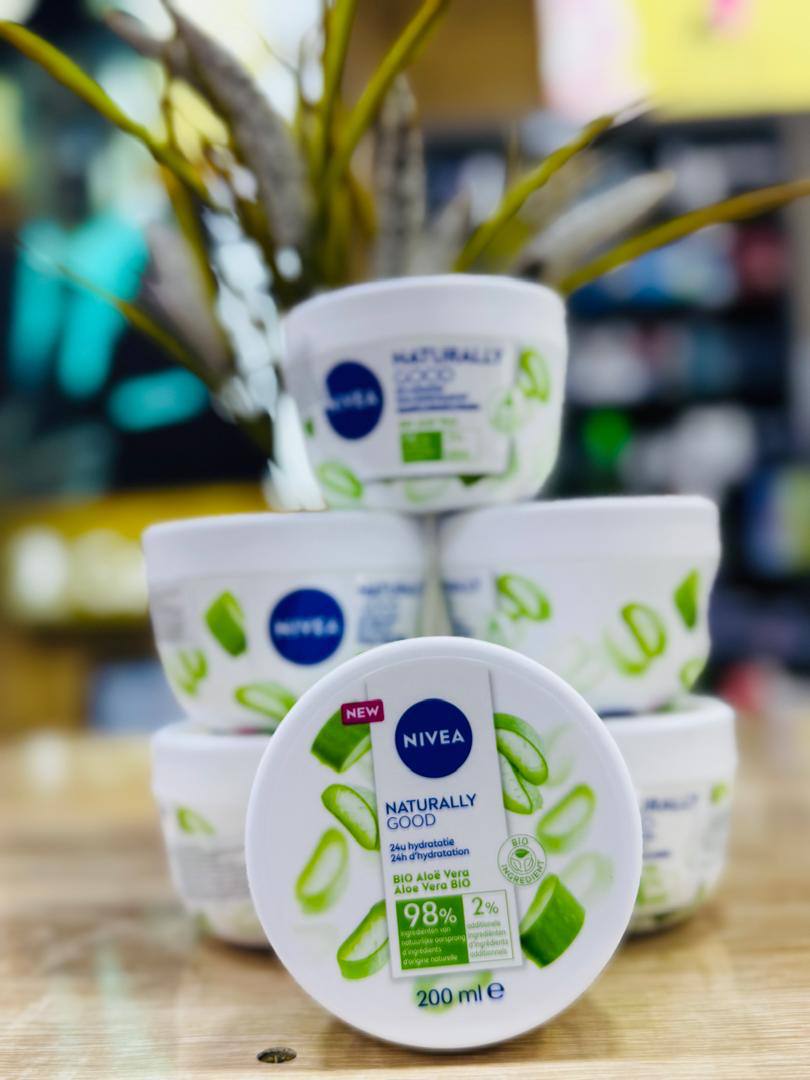 Nivea Naturally Good Crème Hydratante Aloe Vera BIO – 200 ml