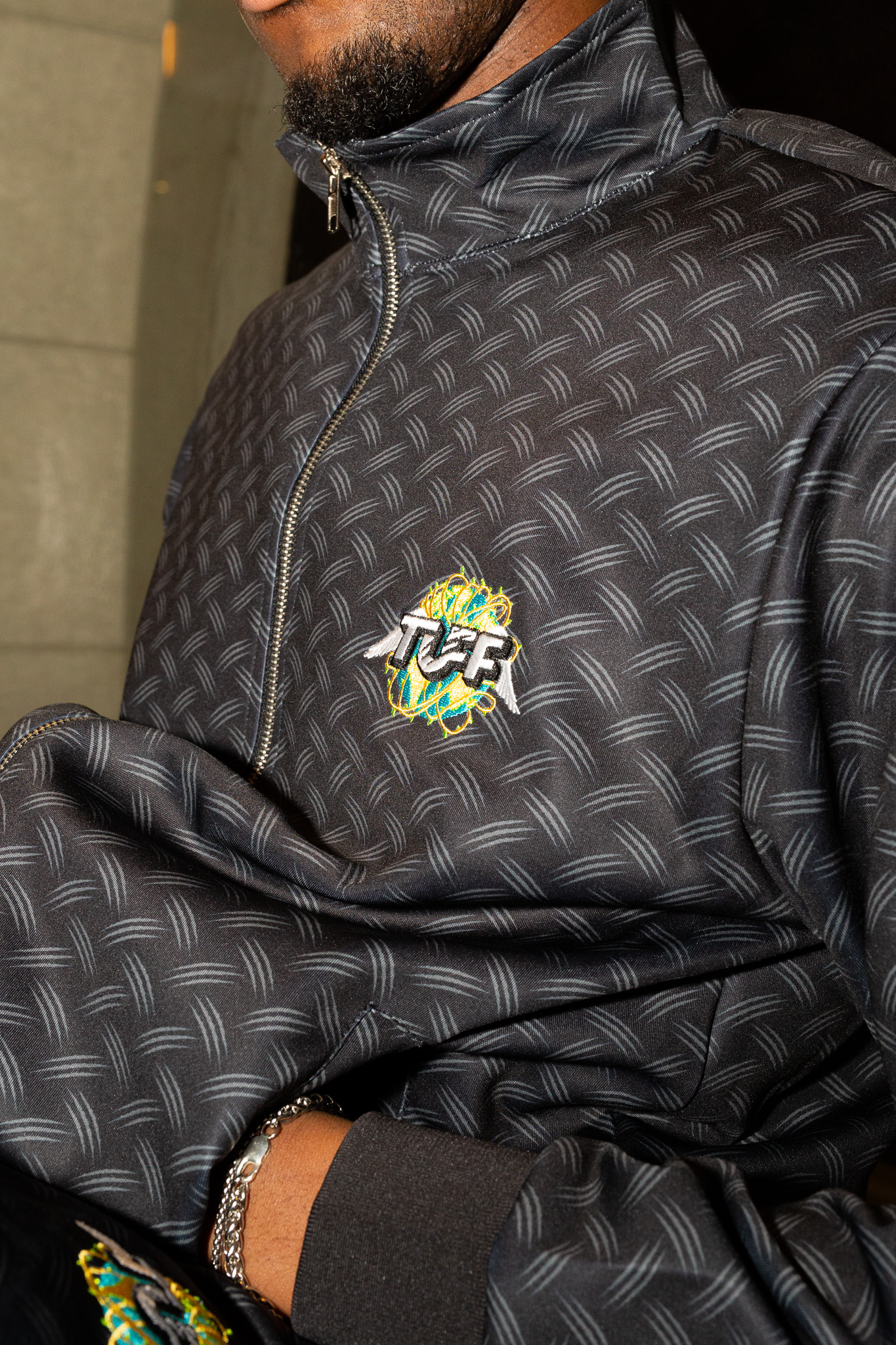 Tuff Athletic Black Tracksuit thumbnail 4