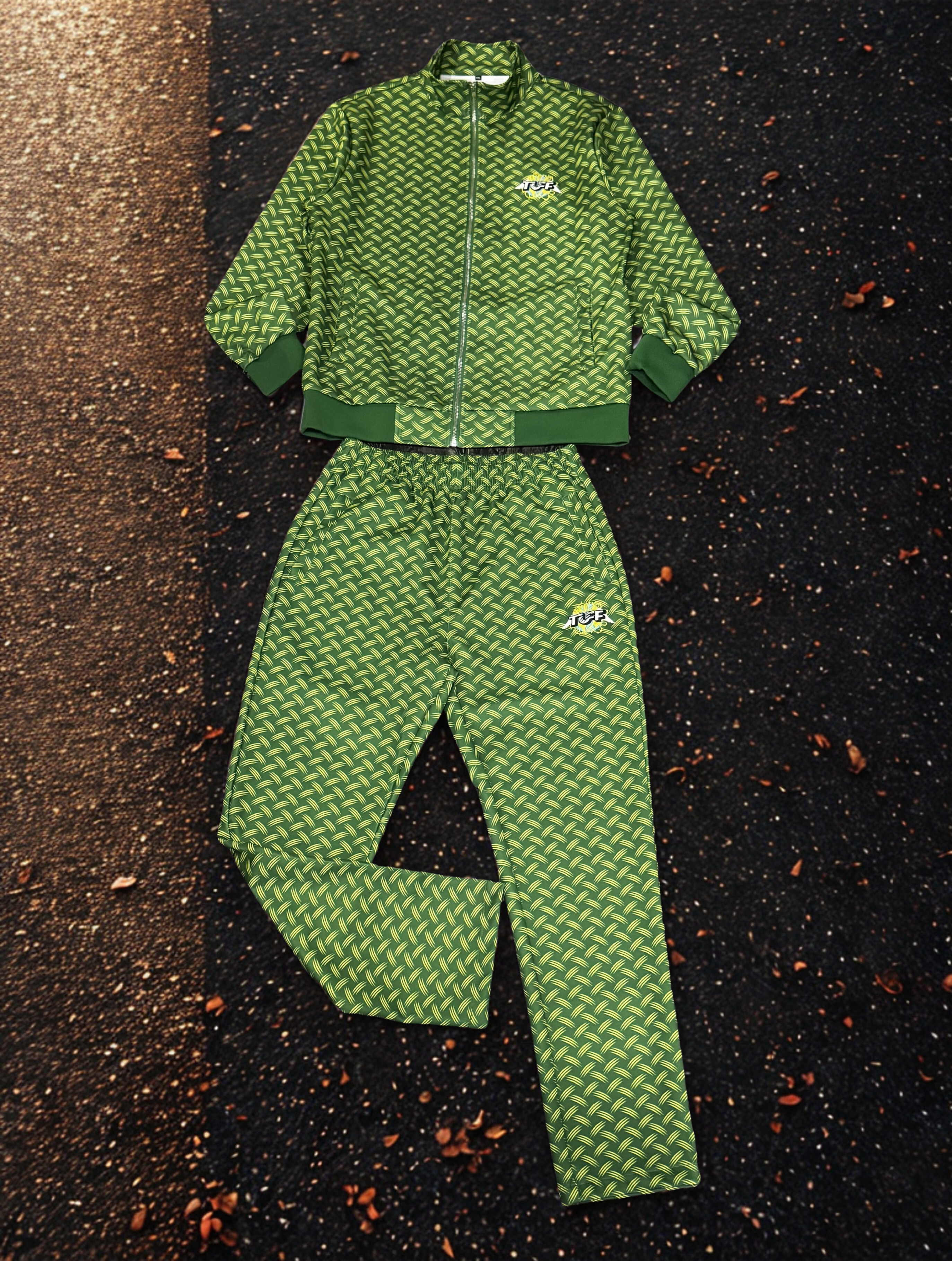 Tuff Athletic Green Tracksuit thumbnail 3