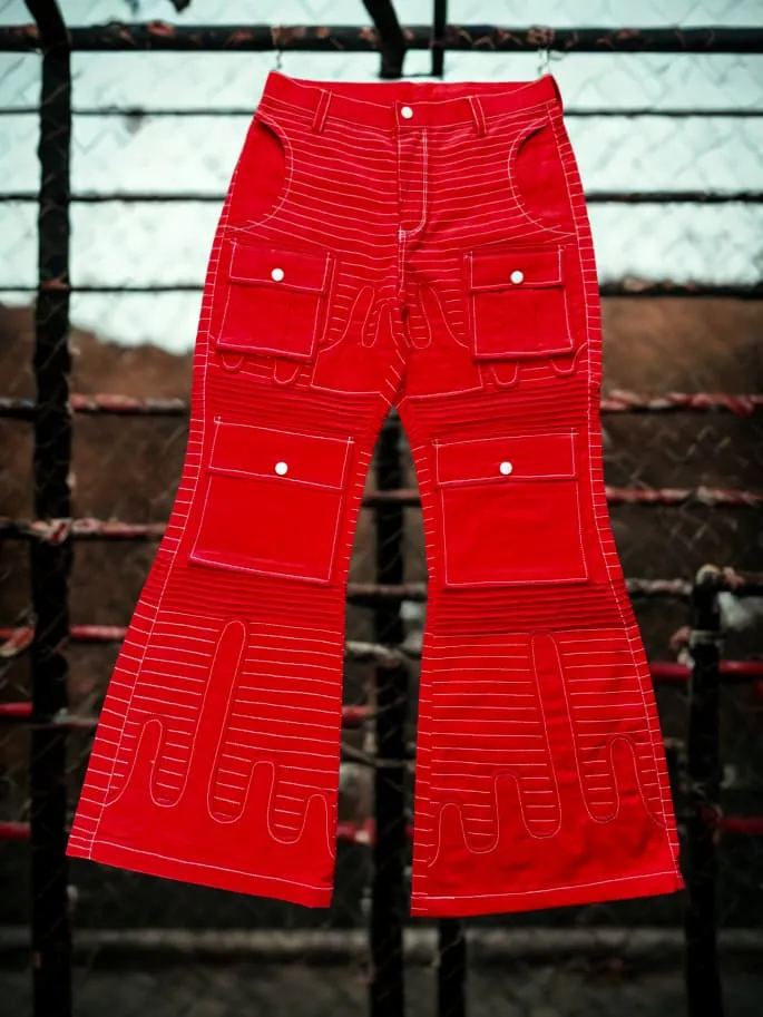 Wavy Lines Cargo Pants thumbnail 4