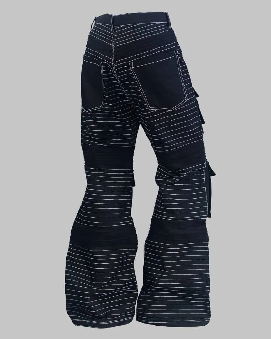 Wavy Lines Cargo Pants Alternate View