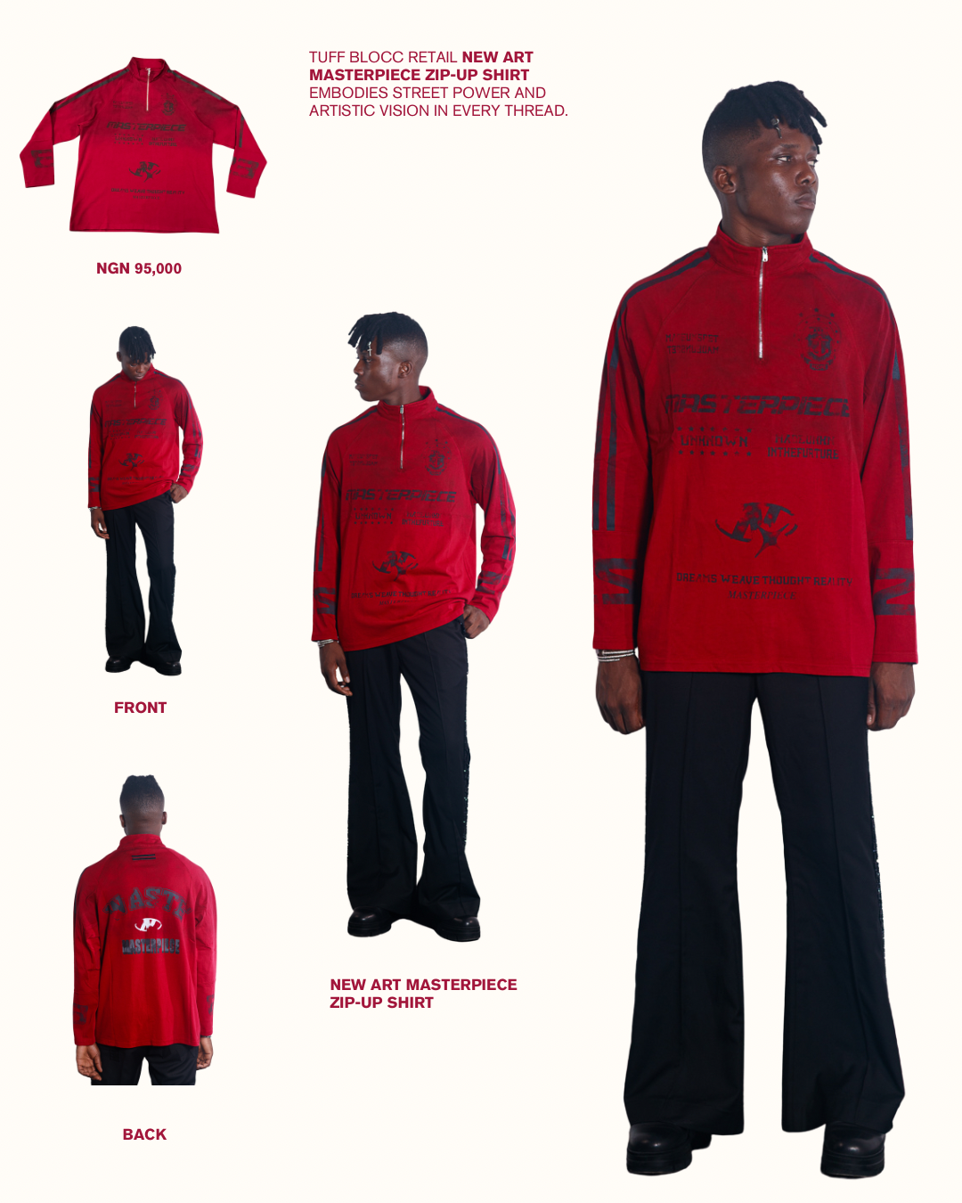 New Art Masterpiece Zip-up Shirt thumbnail 5