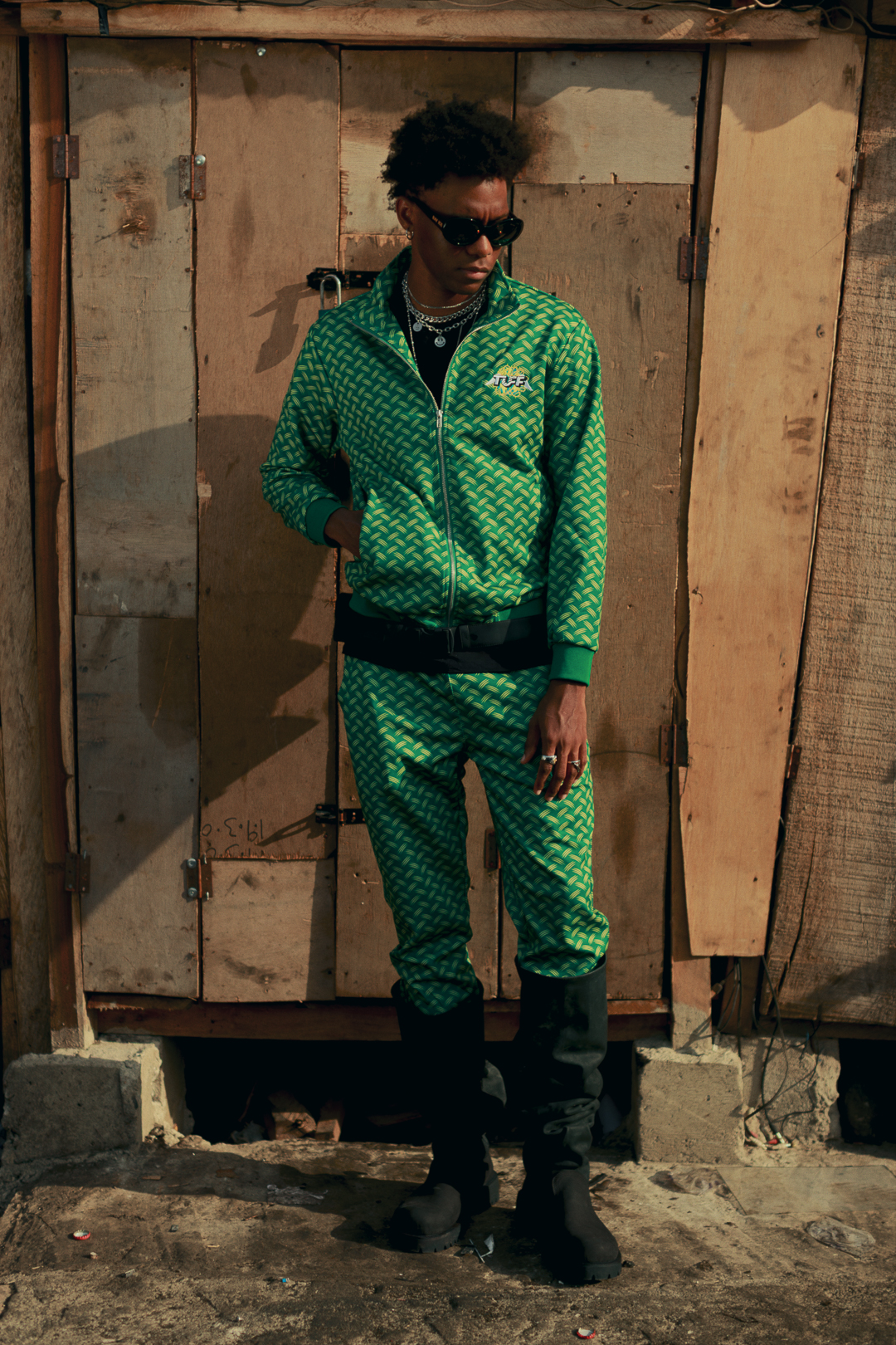 Tuff Athletic Green Tracksuit thumbnail 7