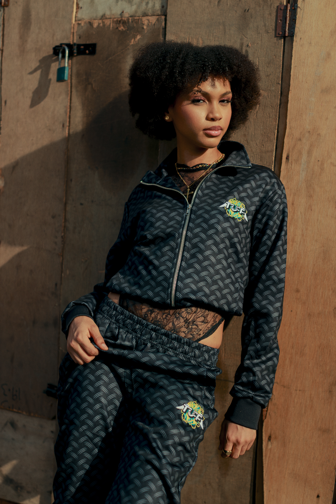 Tuff Athletic Black Tracksuit thumbnail 7