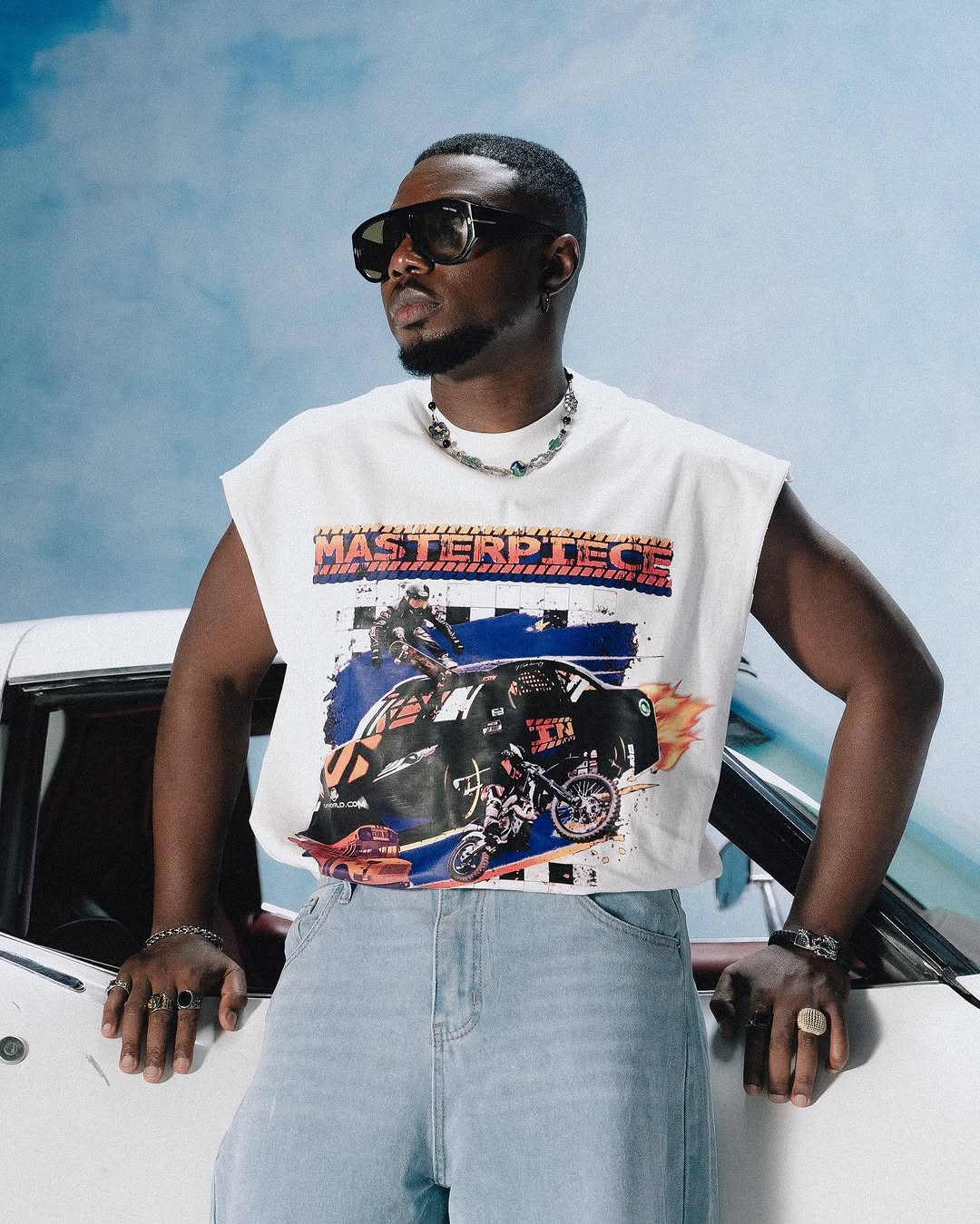 Andre Vibez’s journey is as layered as his beats. He grew up surrounded by the musical legacy of his father, Sir Victor Uwaifo, a pioneer whose influence is evident in Andre’s multi-genre production style. Working largely behind the scenes, Vibez quietly unleashed hits like Ayra Starr’s “Rush” and the cultural phenomenon “Calm Down,” songs that don’t just play, they resonate.