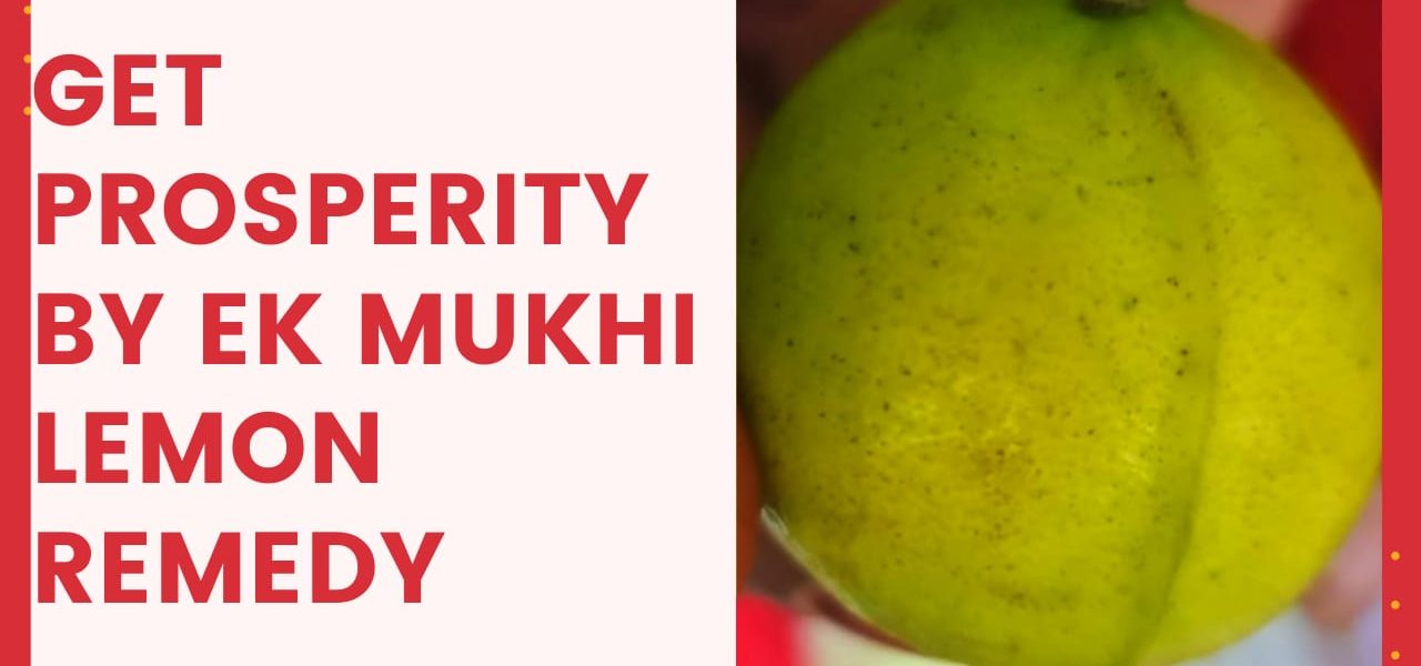 Get Prosperity By Lemon Remedy- Ekmukhi Nimbu
