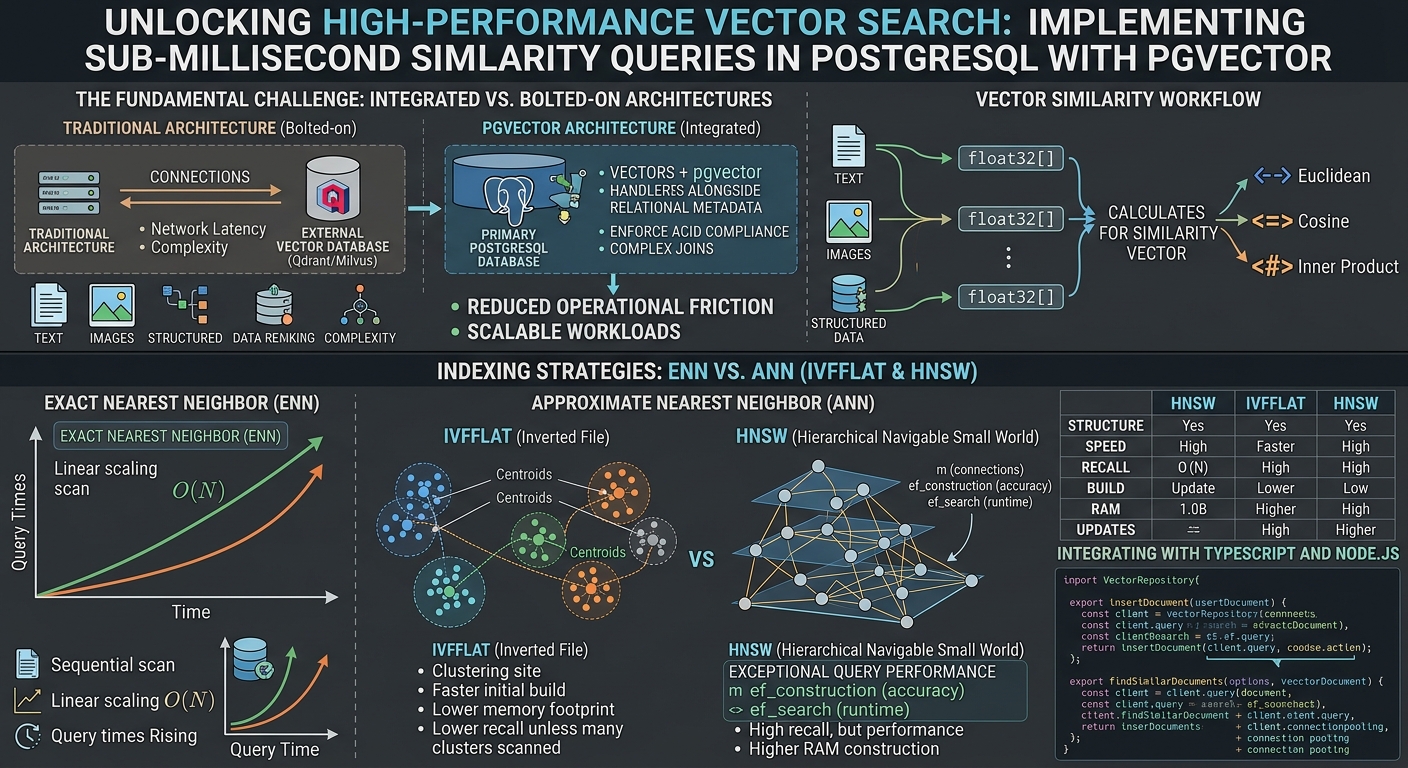 Unlocking High-Performance Vector Search: Implementing Sub-Millisecond Similarity Queries in PostgreSQL with pgvector