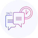 Provide instant, 24/7 responses: even outside business hours
