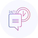 Much more than a chatbot available at any time: connected 24/7, the agent responds in real time to user requests, whether it's a change of status, a complaint, or an urgent need