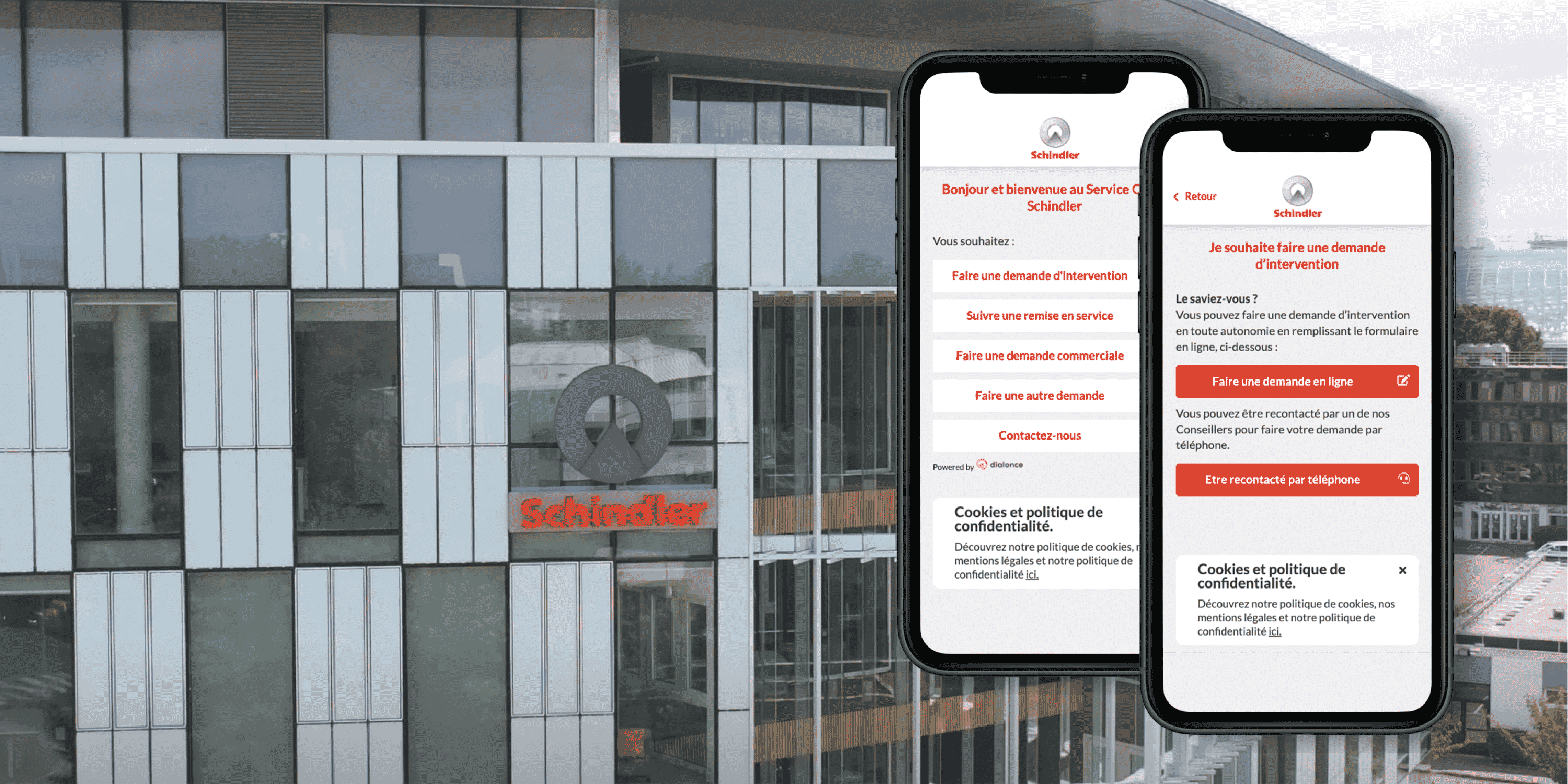 Schindler atteint l'excellence relationnelle avec DialOnce