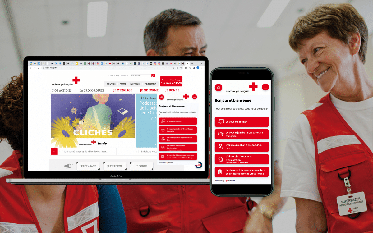 La Croix-Rouge optimise la joignabilité avec le SVI Visuel de DialOnce