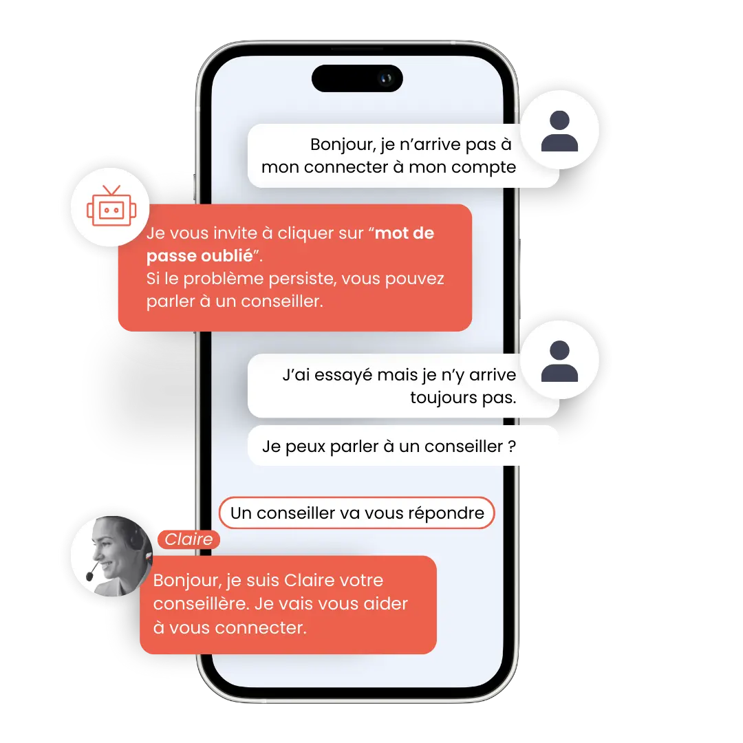 L'agent IA omnicanal qui répond ou oriente