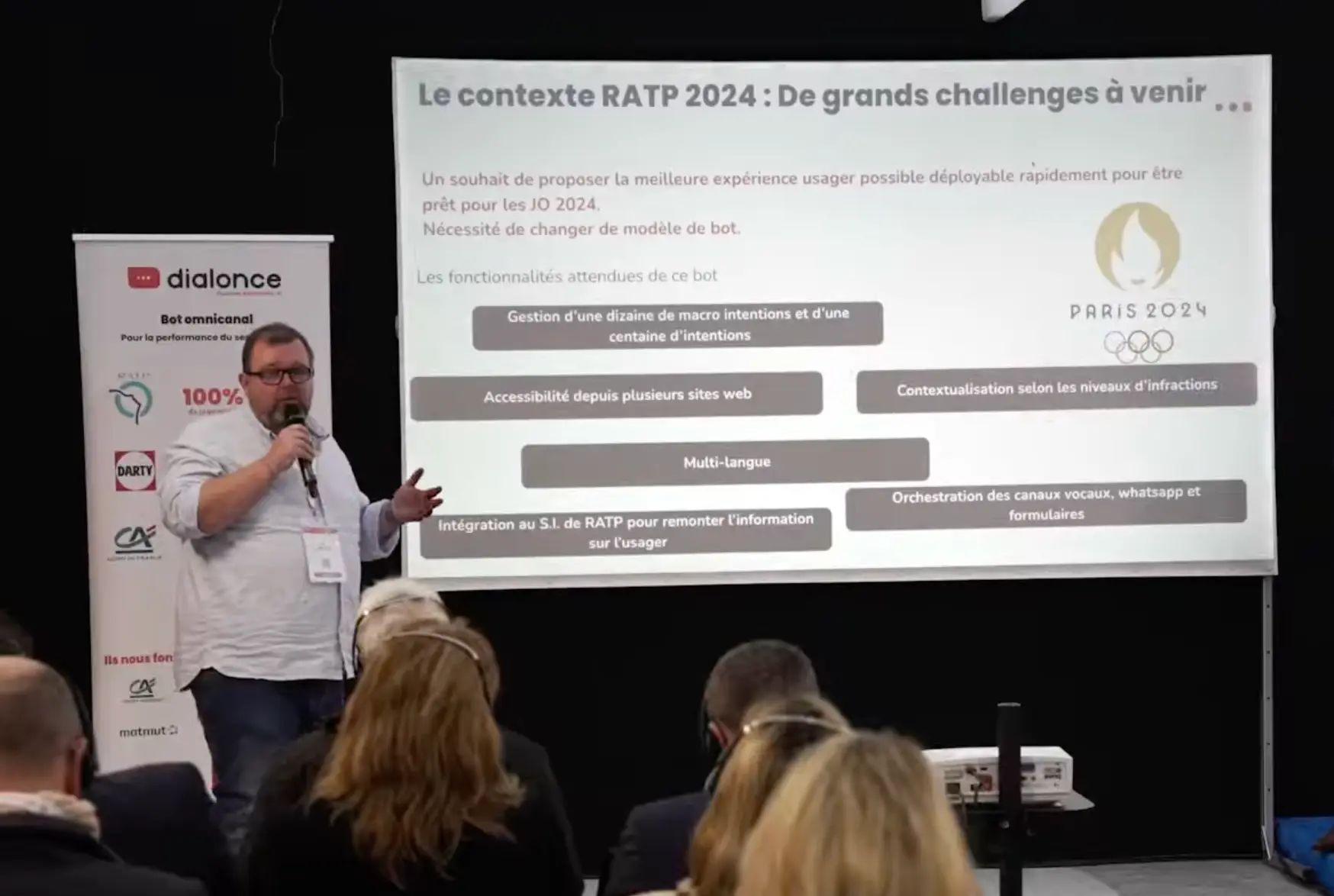 Stratégie d'accueil de la RATP pour les JO 2024 avec le Bot IA Générative de DialOnce