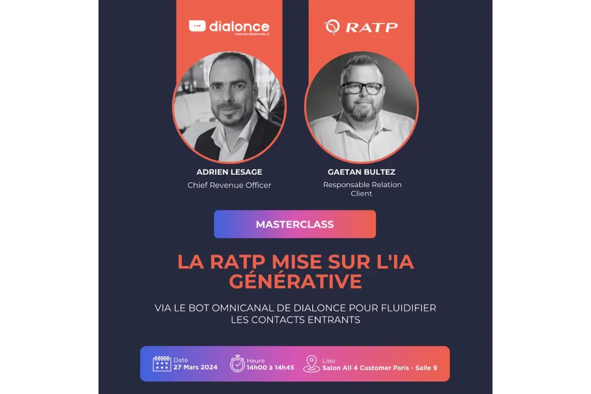 Innovations de DialOnce pour un parcours client IA personnalisé au salon All 4 Customers 2024