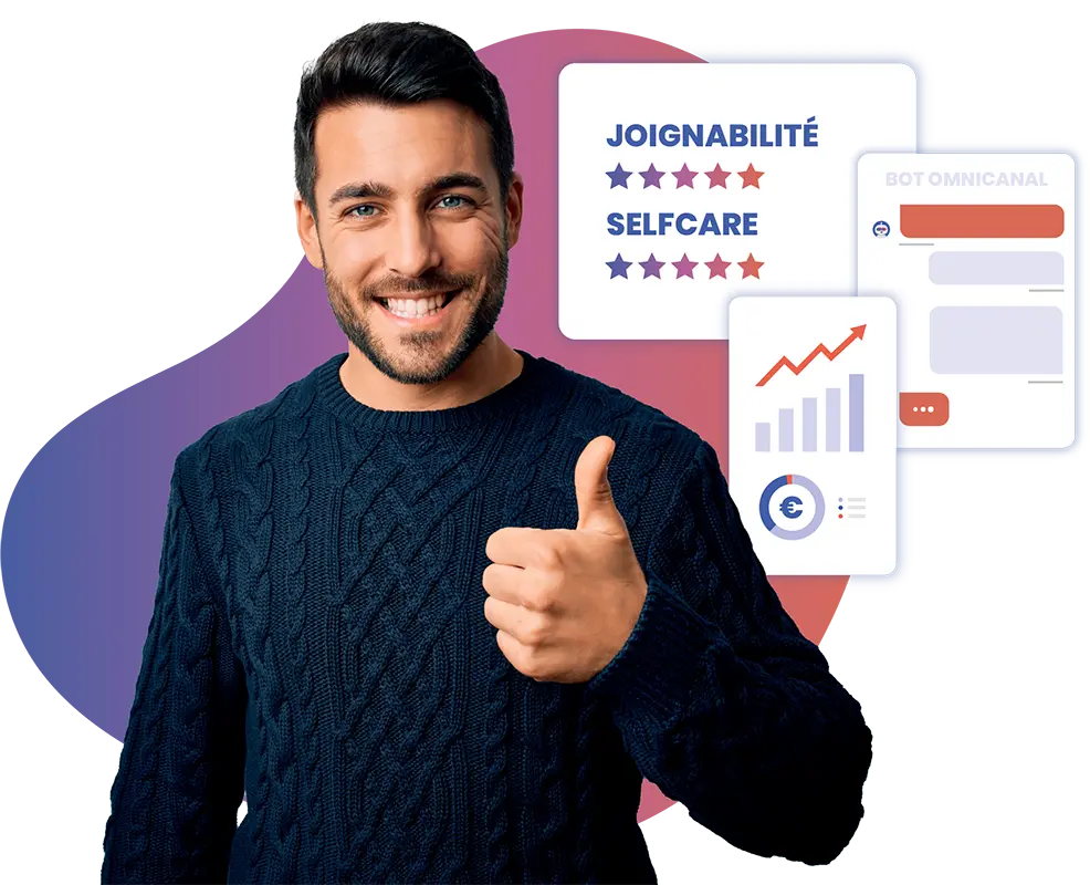 Accueil chatbot IA omnicanal de DialOnce 