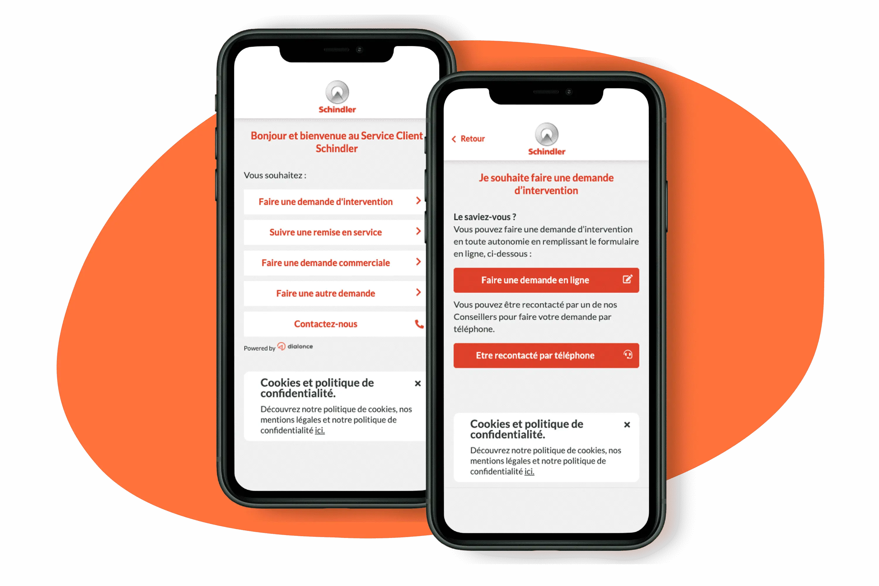 Innovation pour l'assistance client chez Schindler avec le SVI Visuel de DialOnce