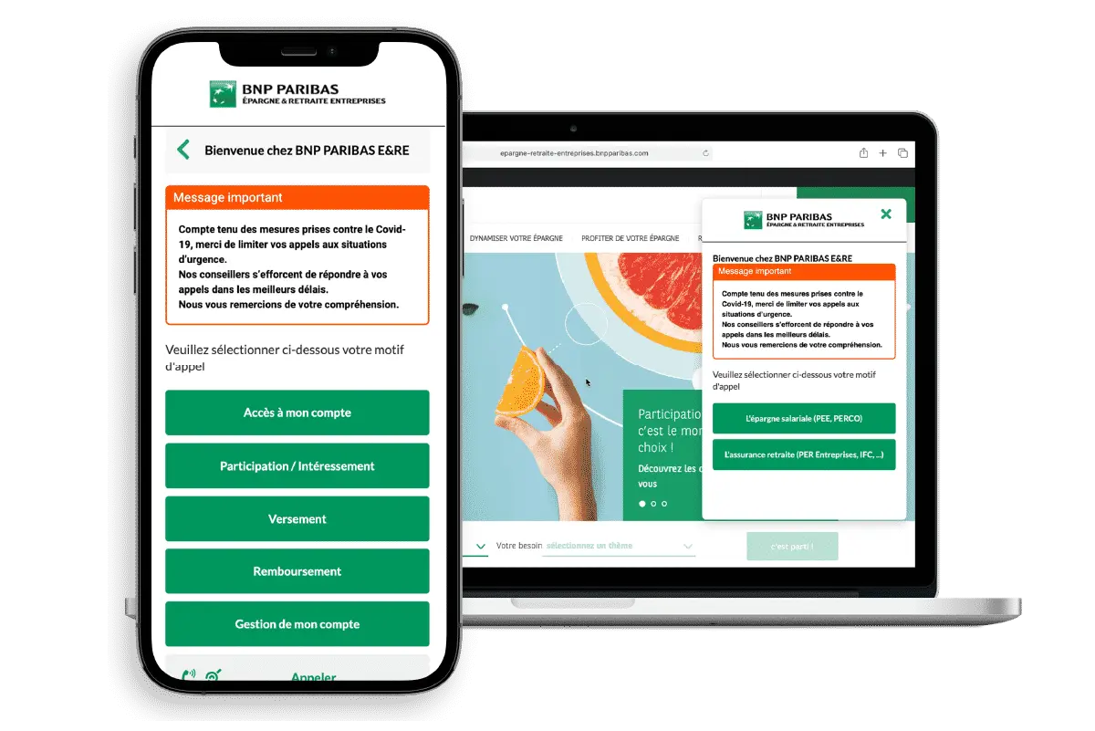 Innovation client avec le bot omnicanal DialOnce chez BNP Paribas
