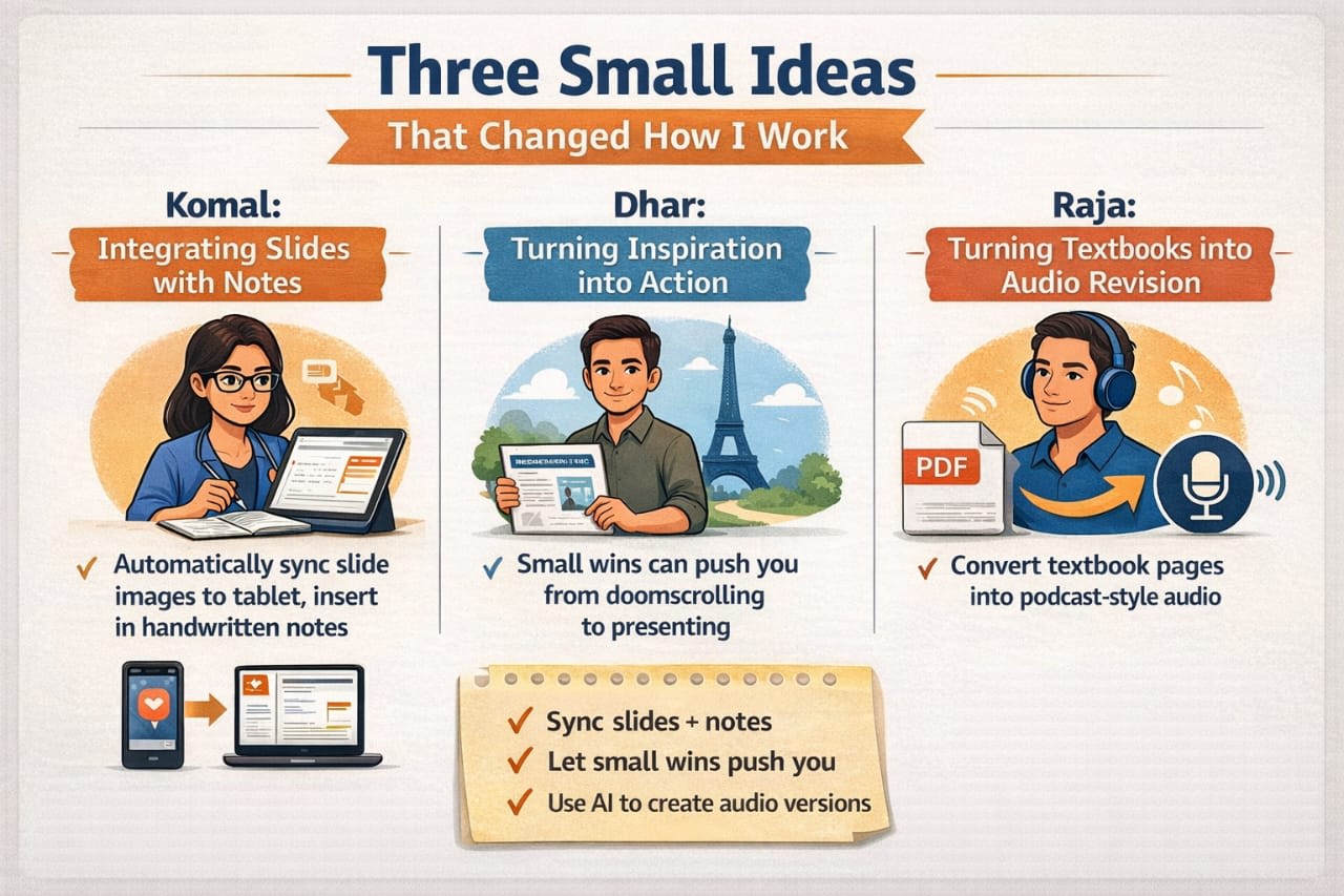 Three Small Ideas That Changed How I Work