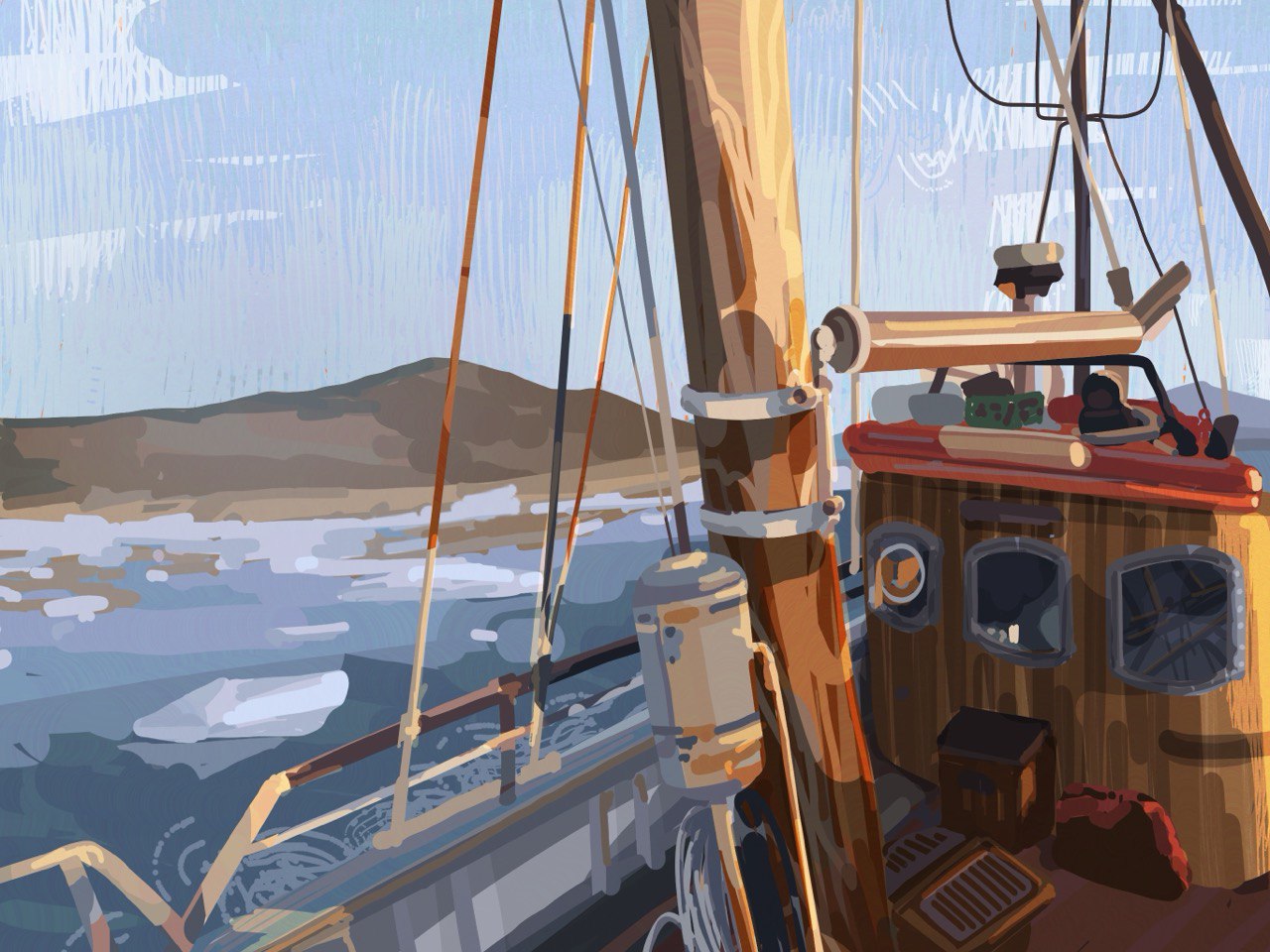 Arctic boat journey