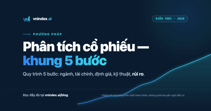 Cách phân tích một cổ phiếu — khung 5 bước