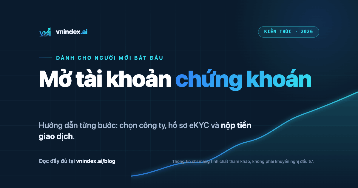 Cách mở tài khoản chứng khoán cho người mới