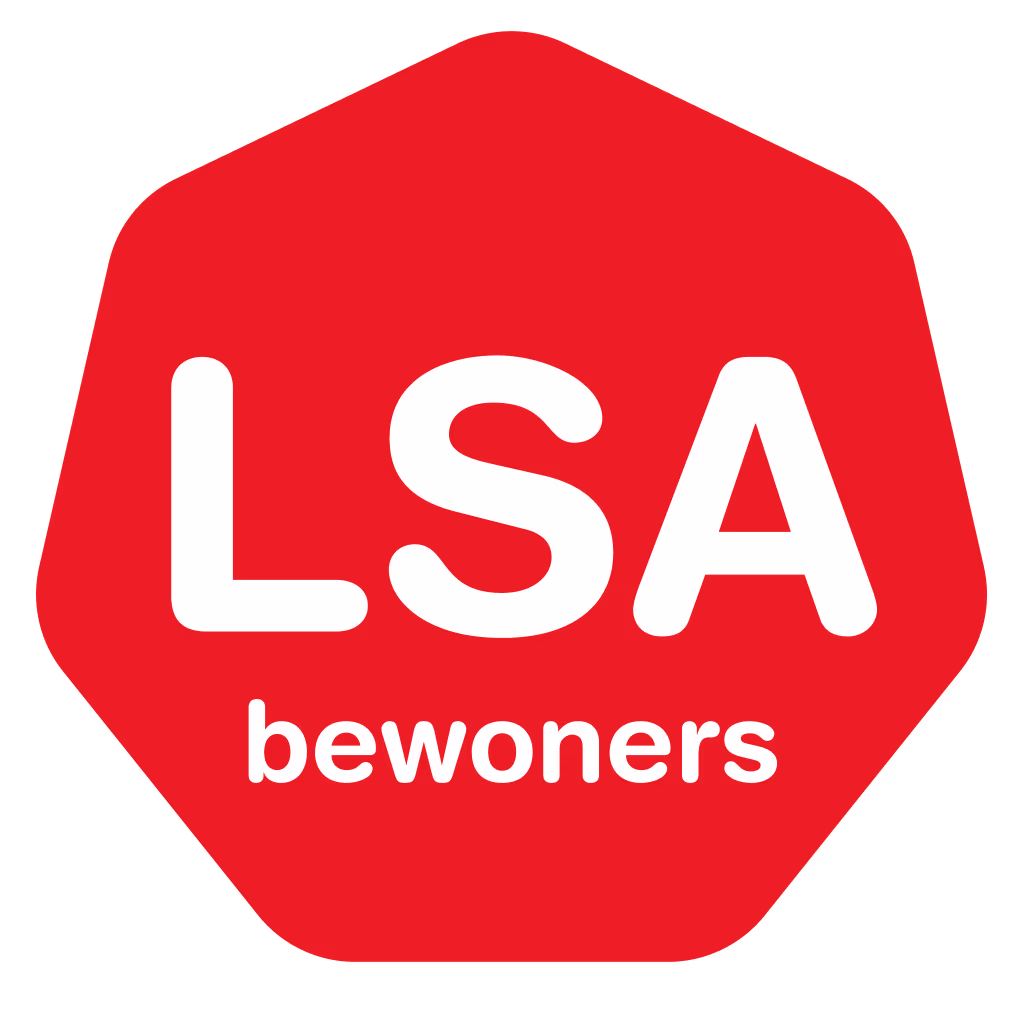 Logo van LSA bewoners