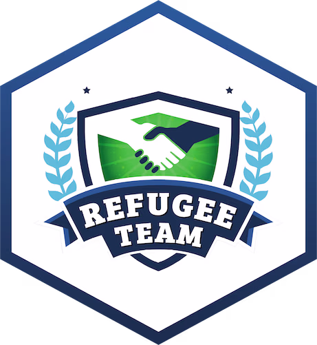 Logo van Refugee Team