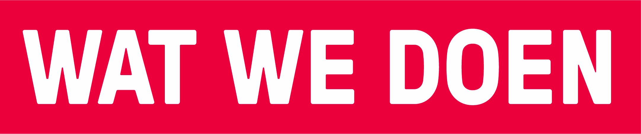 Logo van WAT WE DOEN