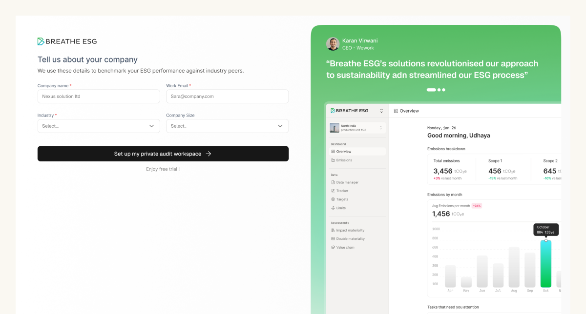 Breathe ESG AI tool case study