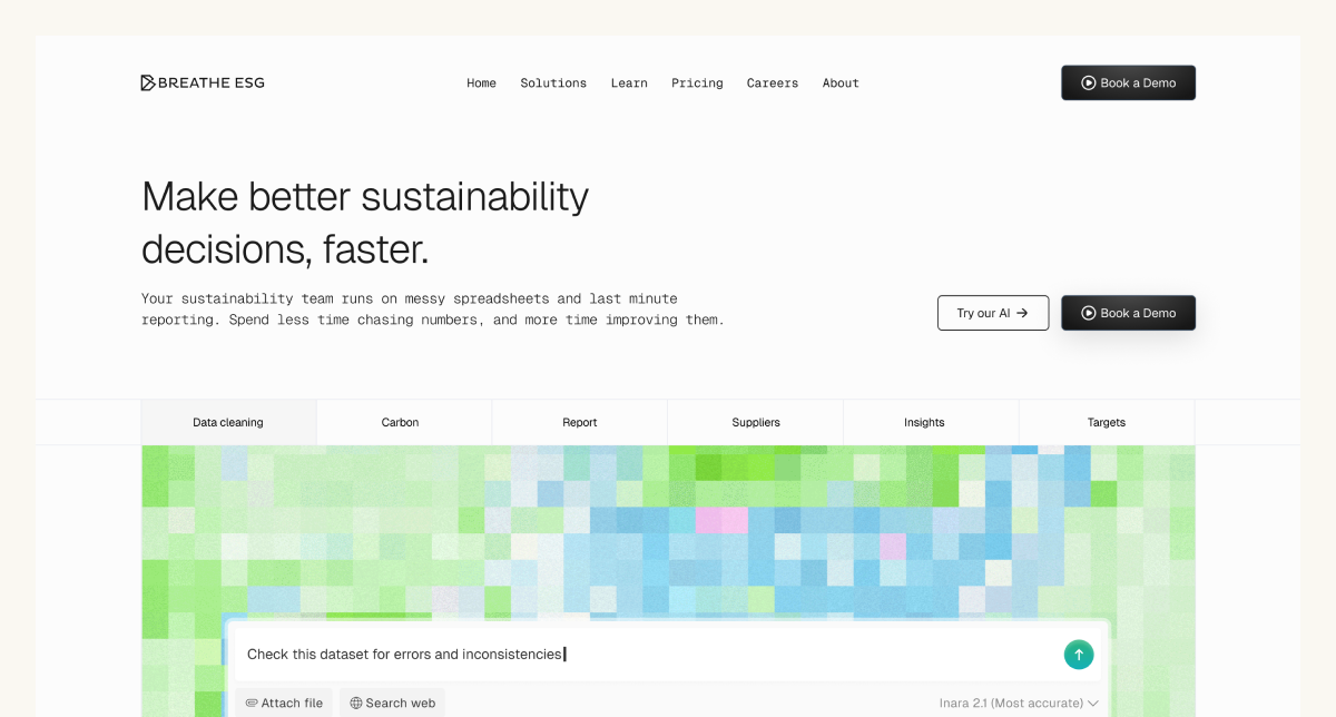 Breathe ESG brand identity case study
