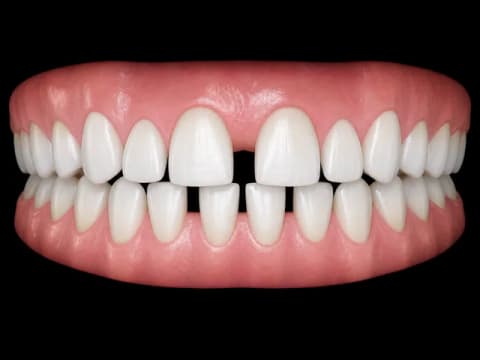 Diastema — 3D dental model