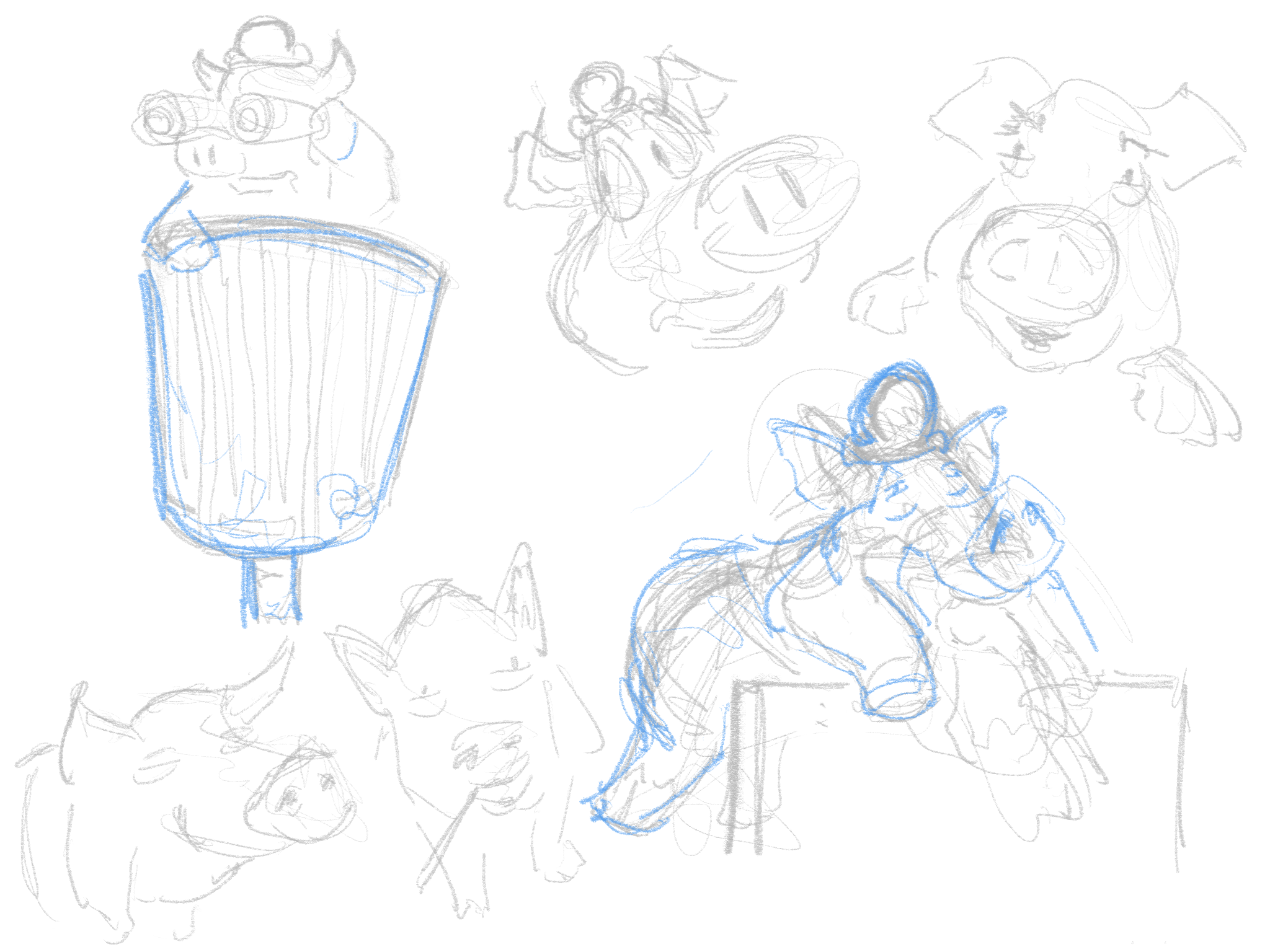 Sailorpig on the dock.