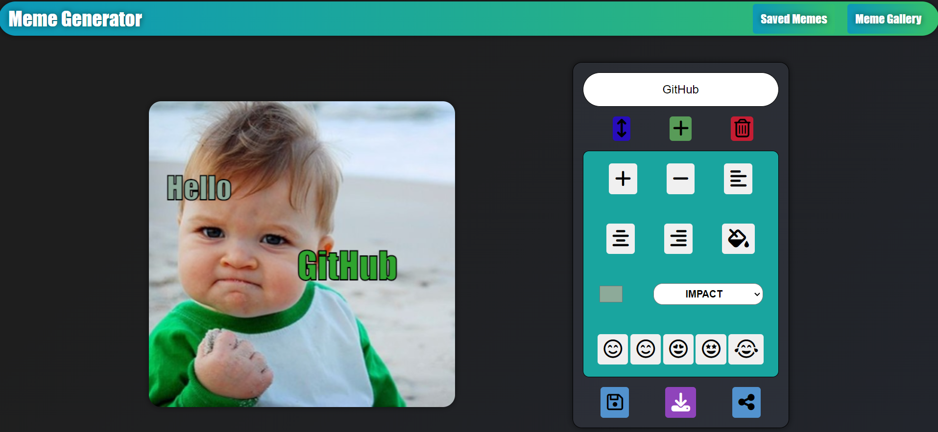 GitHub - ylcN101/Meme-generator