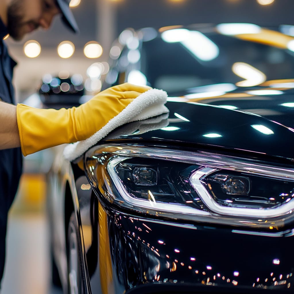 Detailing auto exterior