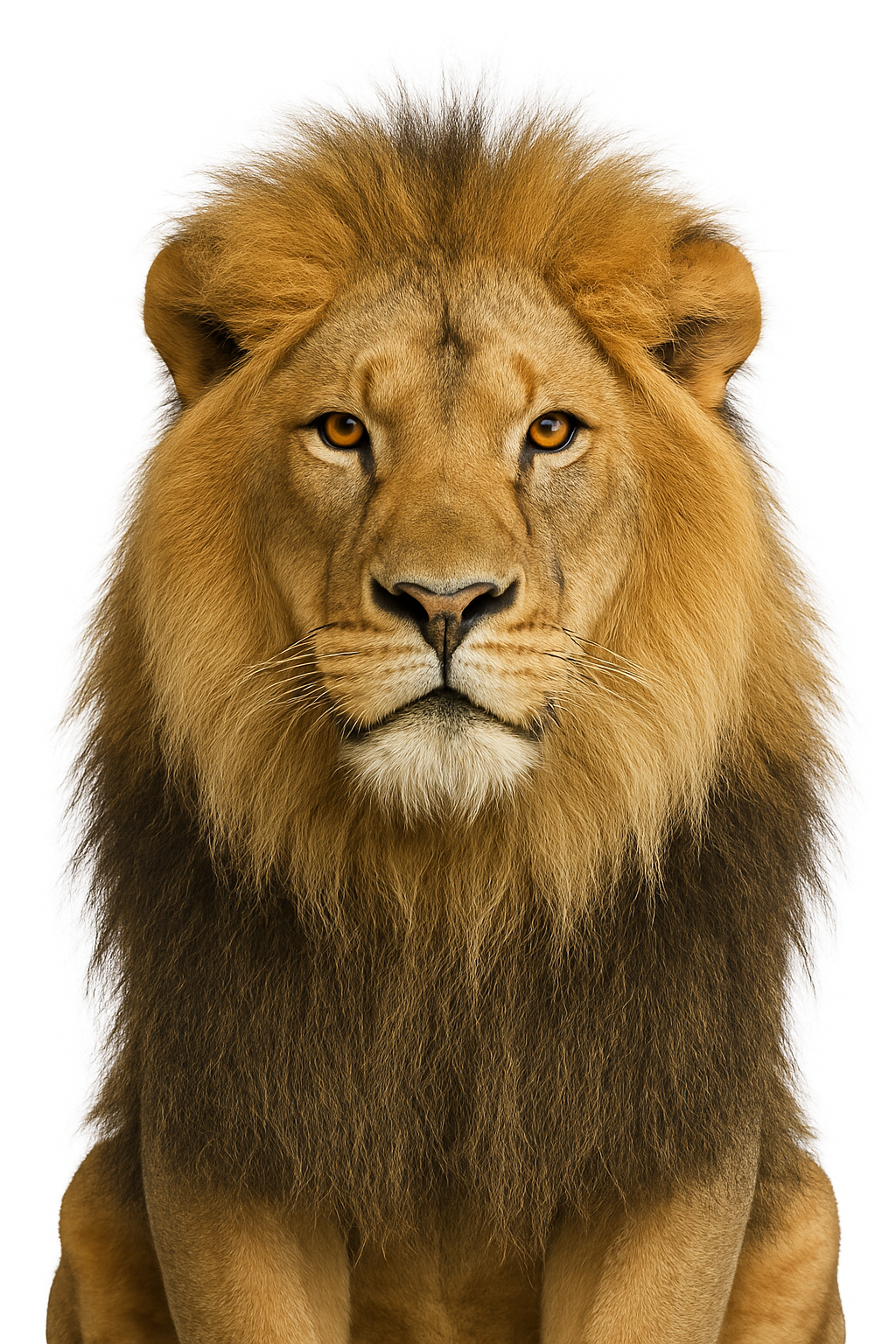 Portrait of a lion