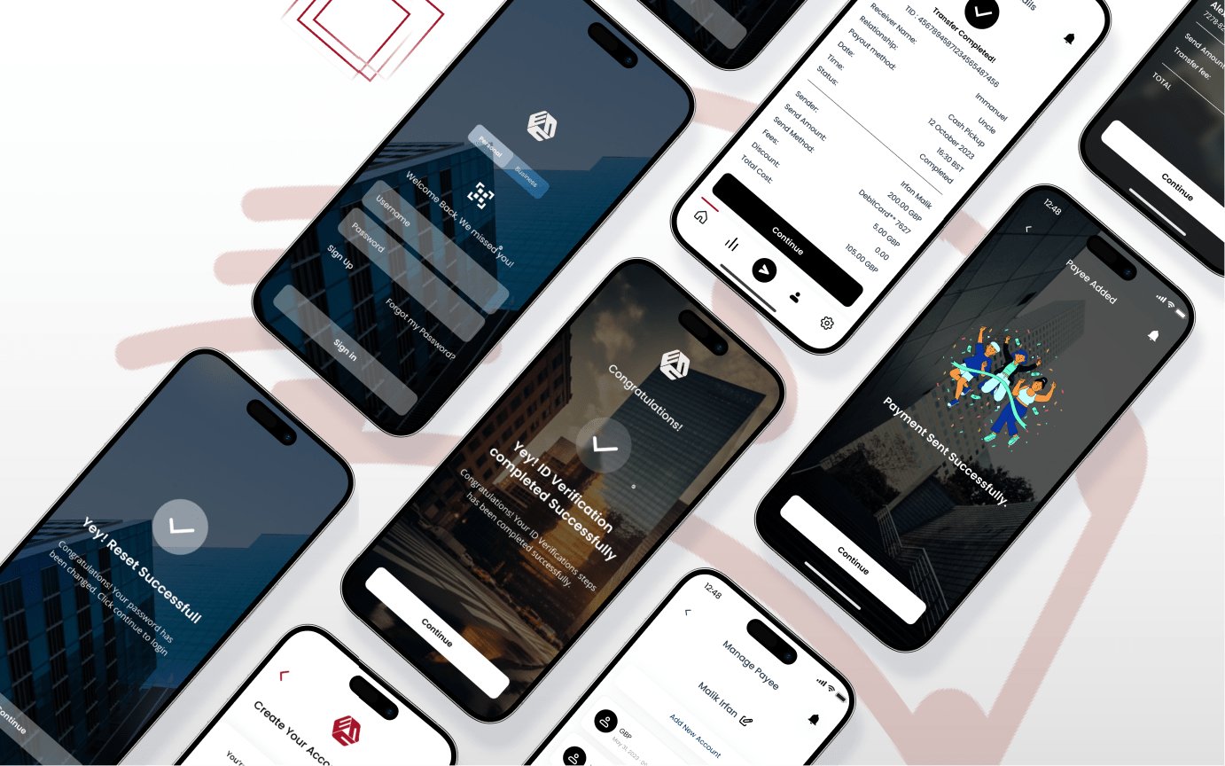 ECC (Easy Cash Card) Web Platform | Admin Panel Development screens