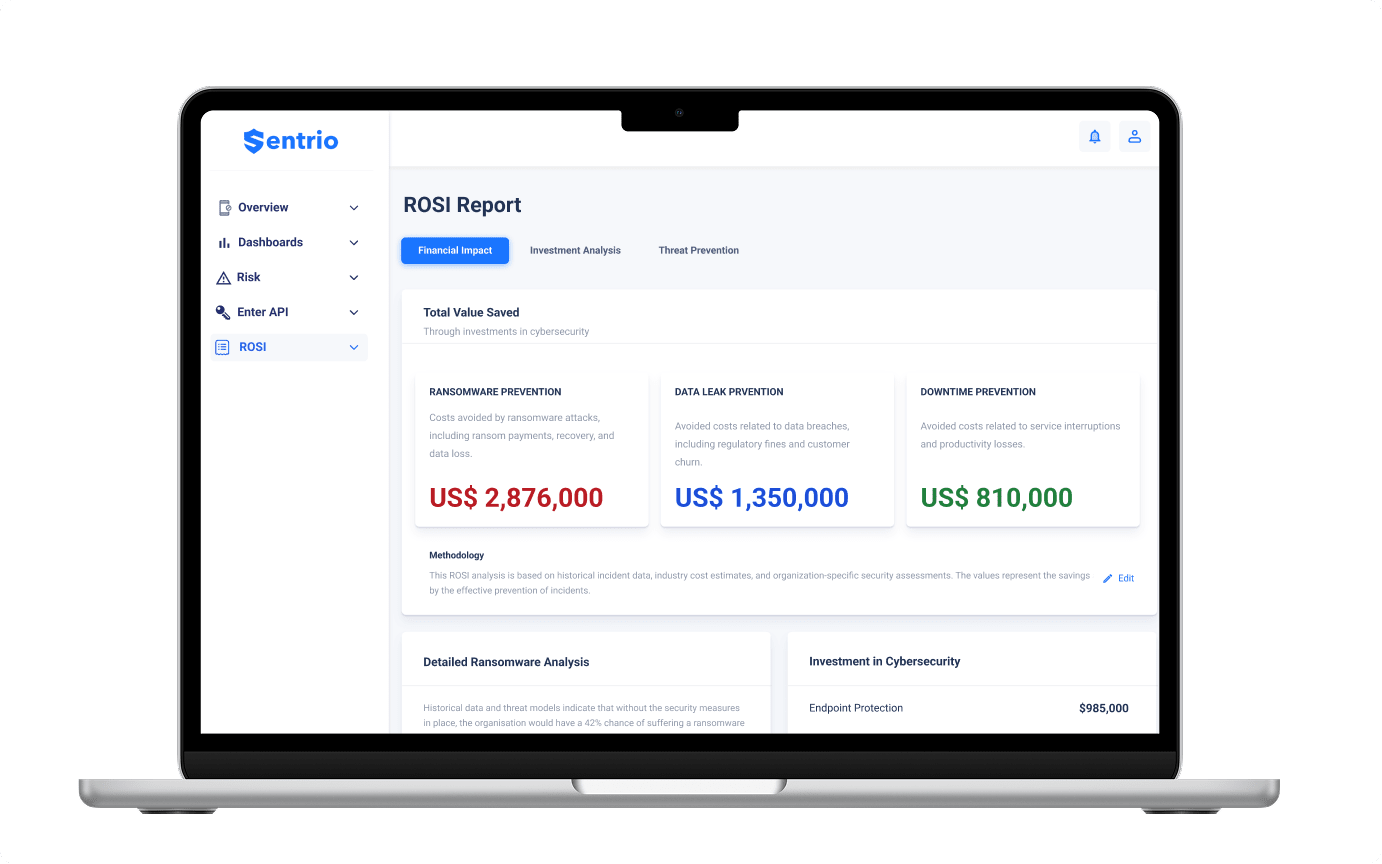 Sentrio product preview
