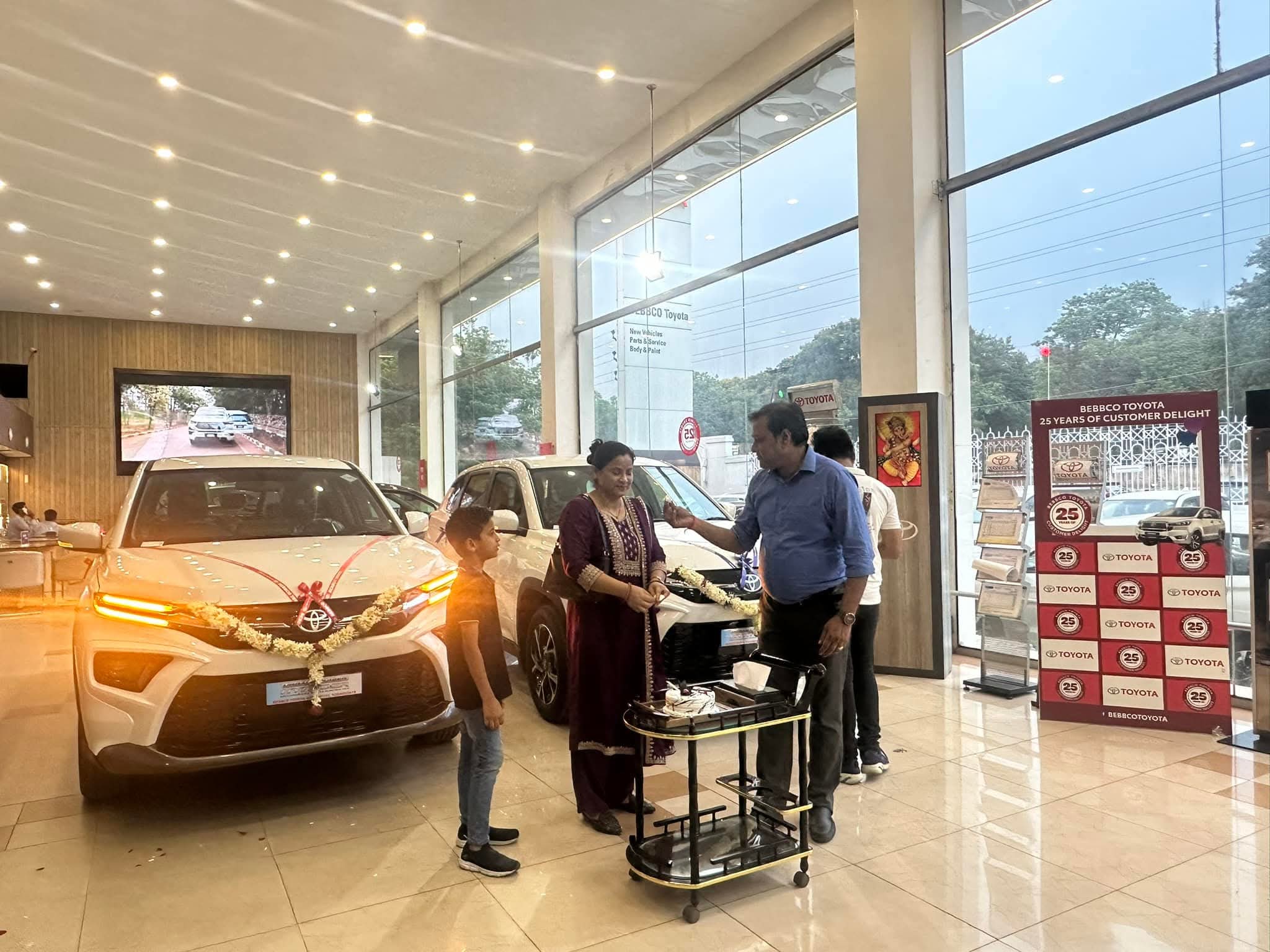 Toyota customer delivery zone and campus facility
