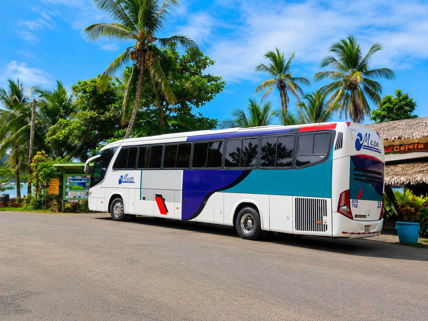 MEPE BUS Puerto Viejo - San Jose
