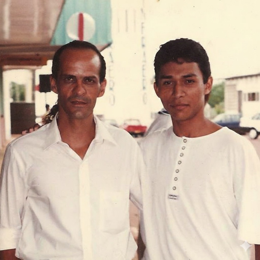 O autor era aluno e amigo pessoal do introdutor do taekwondo no Acre o Mestre José Carlos Gomes Guimarães (Mestre Juca), falecido em 2021( Foto: acervo do autor)