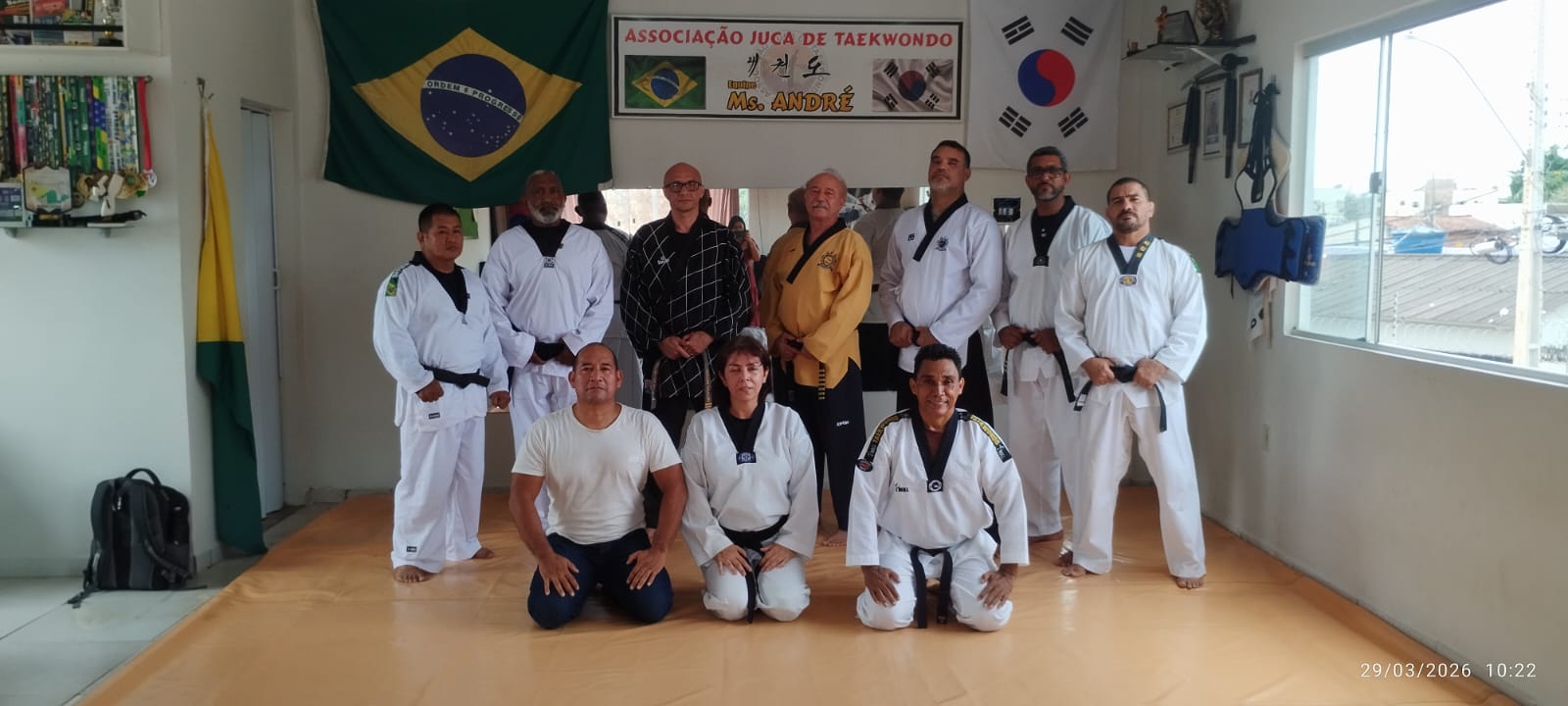 Encontro dos veteranos do Taekwondo dos anos 90 alunos do grão Mestre Juca